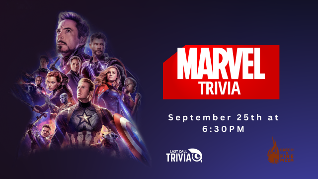 Marvel Universe Trivia Night at Catch-a-Fire Pizza