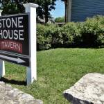 Street Sign for the Stone House Tavern in Waynesville, Ohio