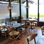 Seating area at Aponte's