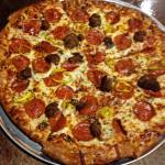 Aponte's | Pepperoni and Sausage Pizza