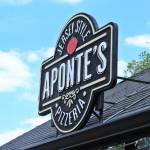 Aponte's Pizzeria Sign
