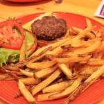 Plain hamburger at Sugar Run Grill