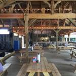 Covered seating area at the Ohio RenFest | 1572 Roadhouse Bar-B-Q