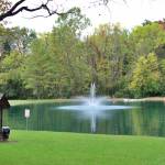 The pond at Olive Branch Campground