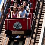 The Beast wooden roller coaster at Kings Island