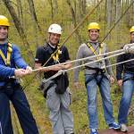 Group tour at Ozone Zipline Adventures