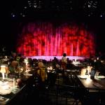 Interior of La Comedia | Stage and dinner tables