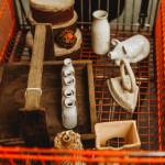 Creative signs and crafts at the Lebanon Peddler's Mall in Lebanon, Ohio