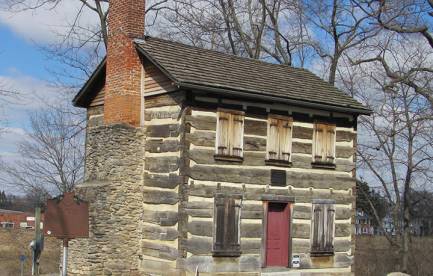 Franklin Historical Society Log Post Office
