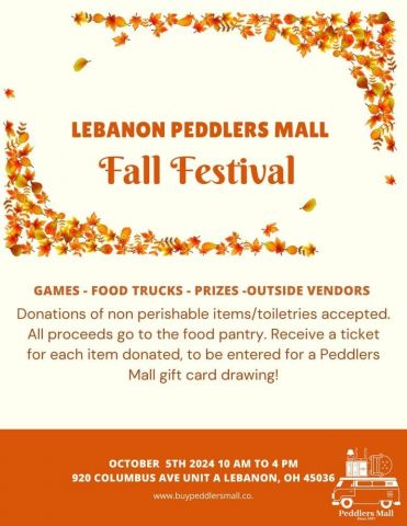 Lebanon Peddlers Mall's Fall Festival
